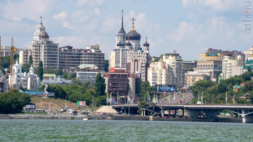 Фото №970803. Чернавский мост. Вид на центральный район Воронежа