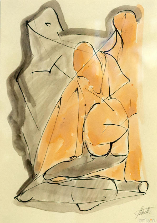 Фото №970963. Пейзаж и фигура. 2009. Массио Гьотти