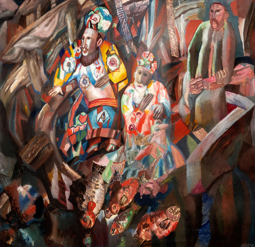 Фото №971069. Восток и Запад. 1912-1913. Павел Николаевич Филонов. 1883-1941