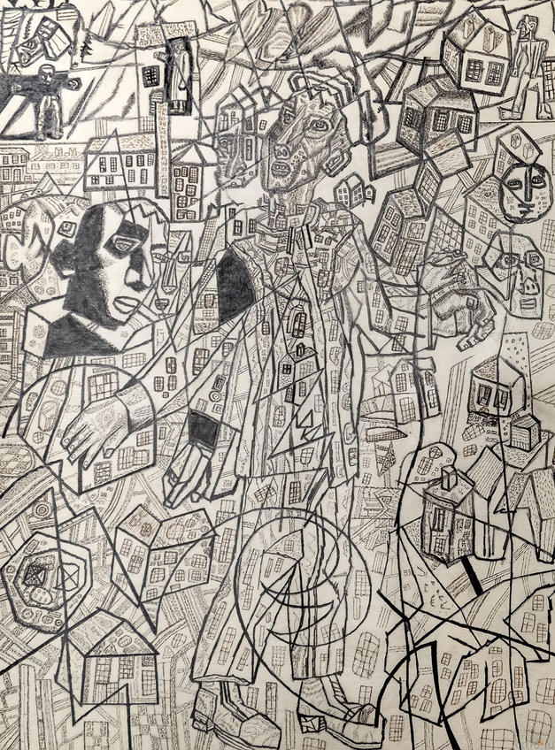 Фото №971144. Шкет-изобретатель. 1925. Павел Николаевич Филонов. 1883-1941