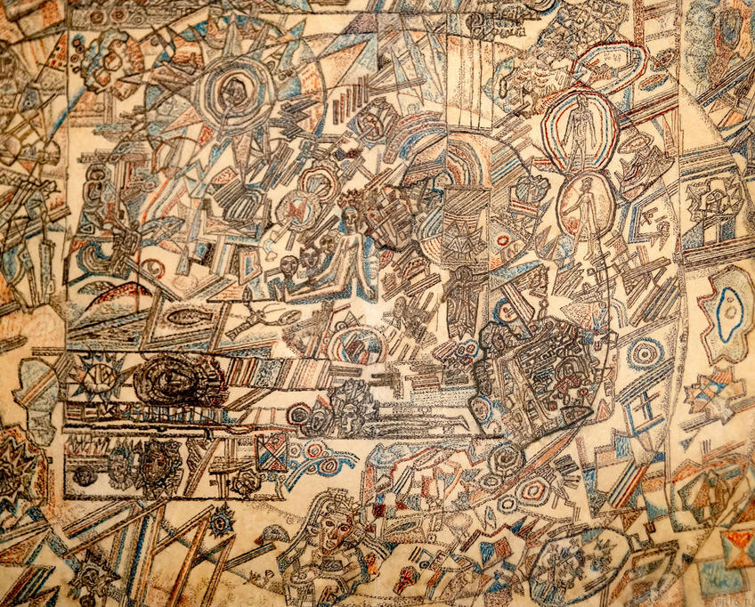 Фото №971154. Формула расцвета ( последняя стадия коммунизма). 1915-1924.Павел Николаевич Филонов. 1883-1941