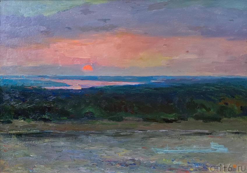 Фото №97157. Закат. 1972.  Майоров Б.И.(1931-1991)
