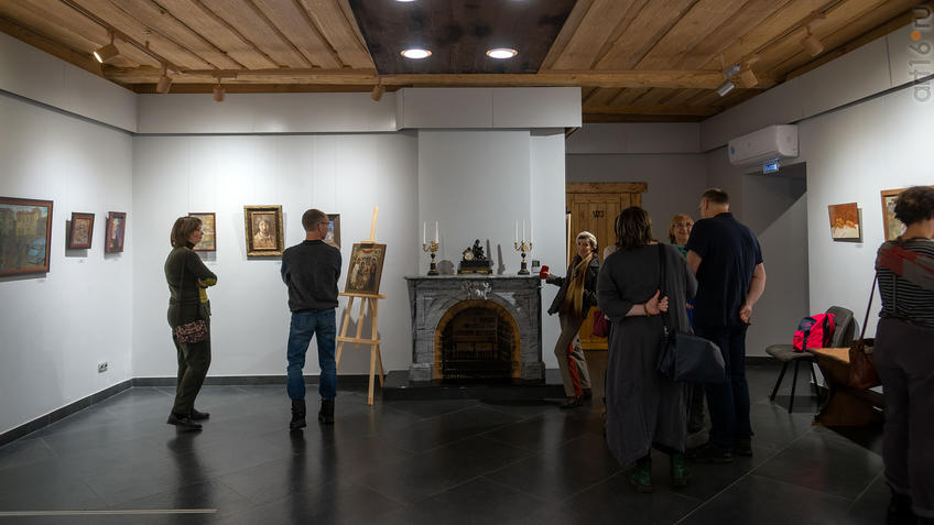 Фото №975233. На открытии выставки Олега Иванова