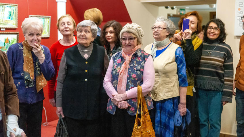 Фото №975652. На открытии выставки Альберта Галимова