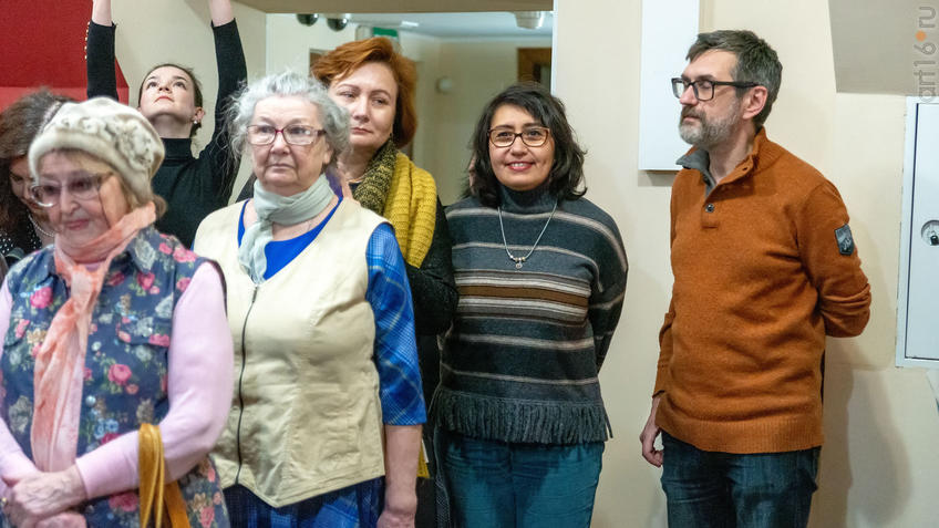 Фото №975657. На открытии выставки Альберта Галимова