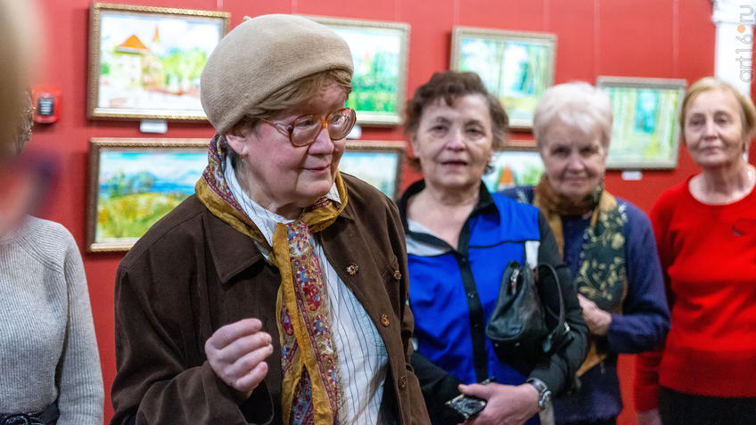 Фото №975667. На открытии выставки Альберта Галимова