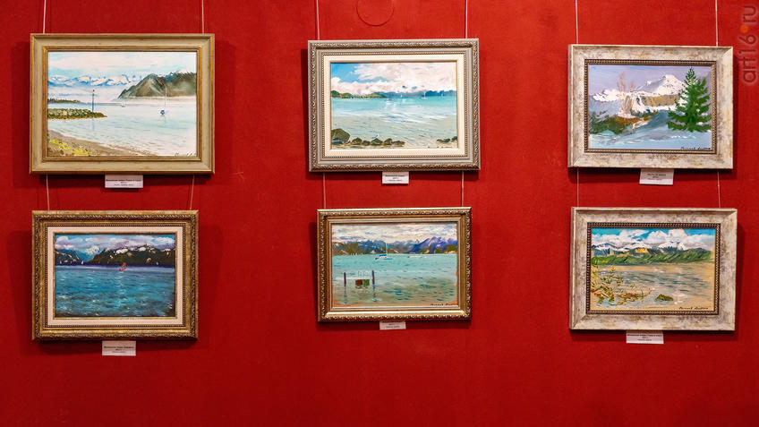 Фото №975857. Фрагмент экспозиции выставки Альберта Галимова в Доме-музее Ленина