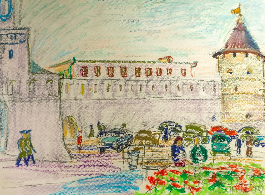 Фото №976885. Башня Казанского Кремля. 1969. Рахманкулова Г.А.