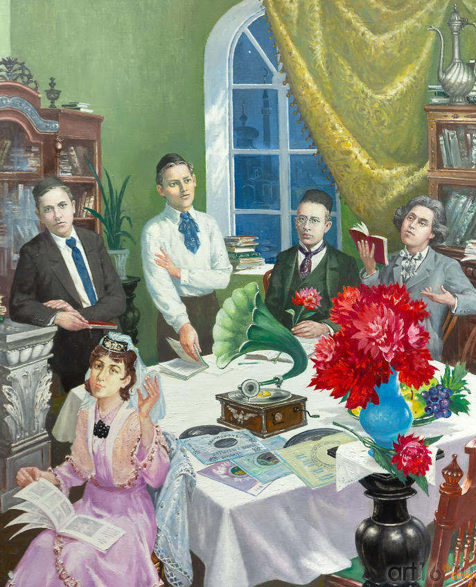 Фото №976910. Г.Тукай в кругу друзей. 2016. Скобеев Валерий Николаевич