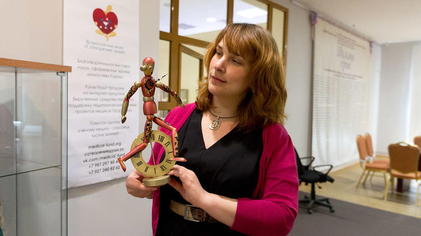 Фото №97880. Наталья Зюмченко со своей куклой