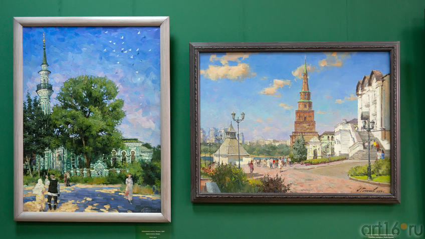 Фото №979162. Азимовская мечеть. Казань 1996 / Башня Сююмбике. Казанский Кремль. 2019. Азат Галимов