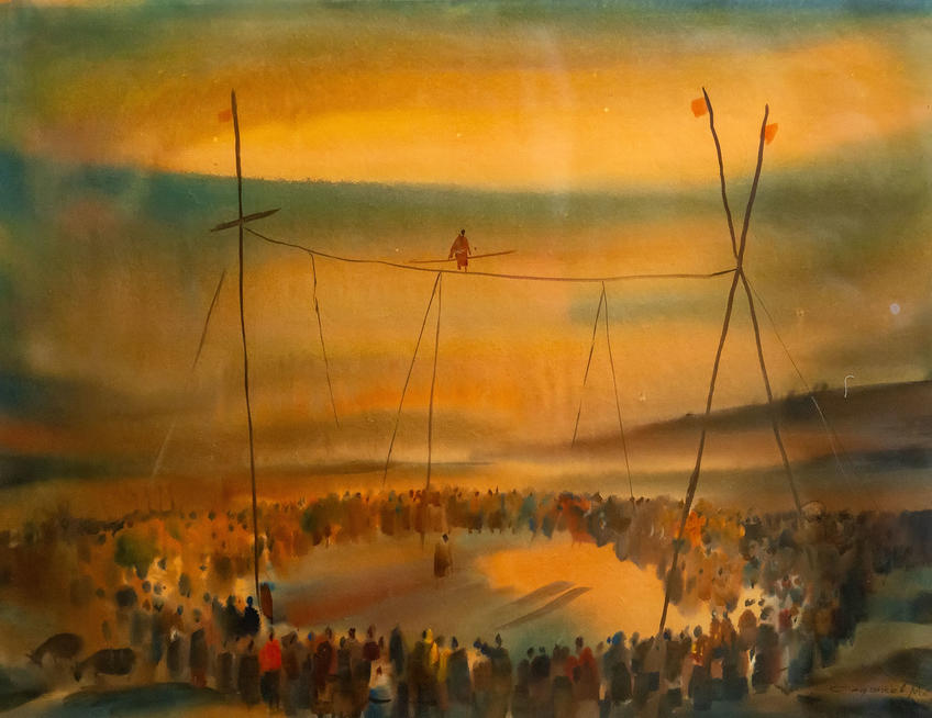 Фото №980870. Канатоходец. 1980. Марат Садыков