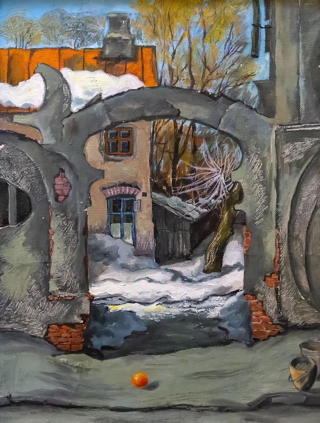 Фото №981014. Дворик. 1996. Фаттахов Рустем Шайгалеевич (1946-2019)