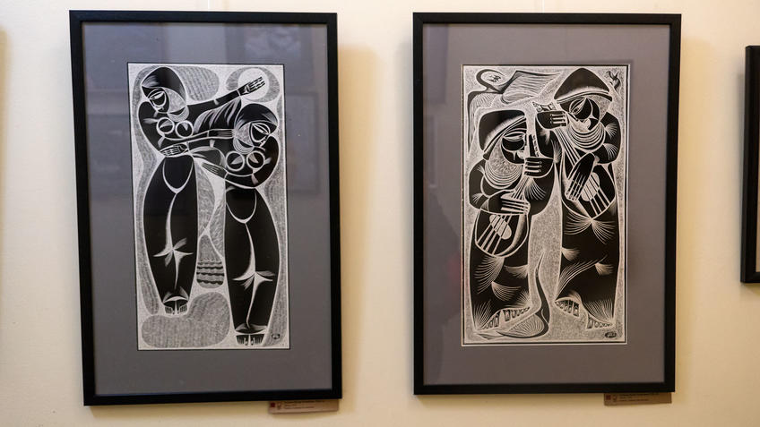 Фото №981059. Танец. 1970 / Песня. 1970. Альмеев Надир Усманович (1946)