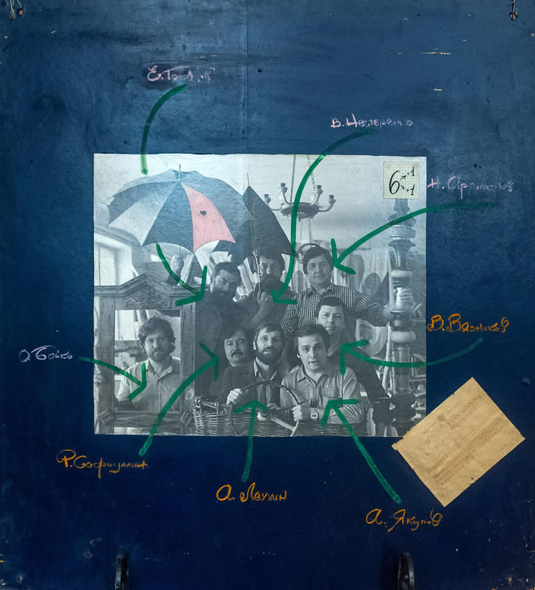 Фото №981119. Участники выставки «6+1+1» в Казани СХ ТАССР, 1984 (?)