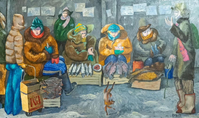 Фото №981194. Рыбный базарчик. 2005. Фаттахов Рустем Шайгалеевич (1946-2019)