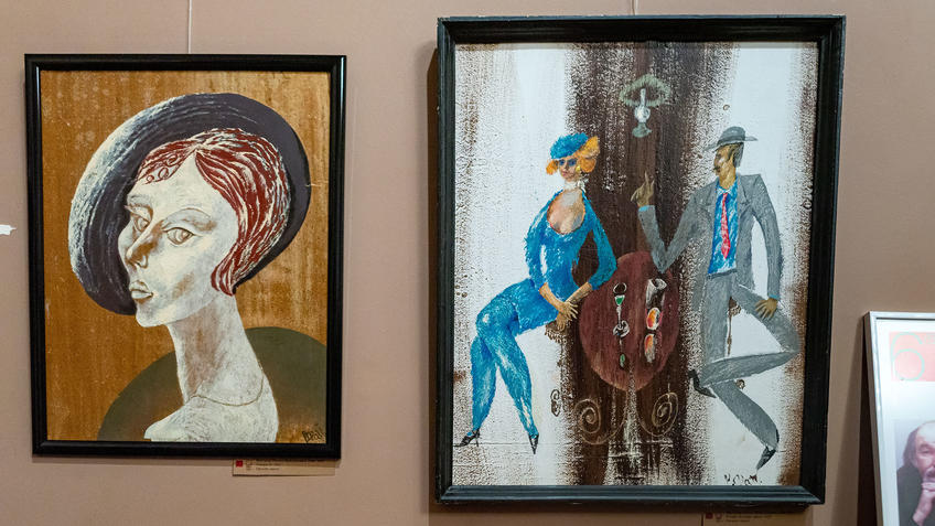 Фото №981199. Портрет N. 2003 /В кафе. Из серии «Двое». 2002. Фаттахов Р.Ш. (1946-2019)