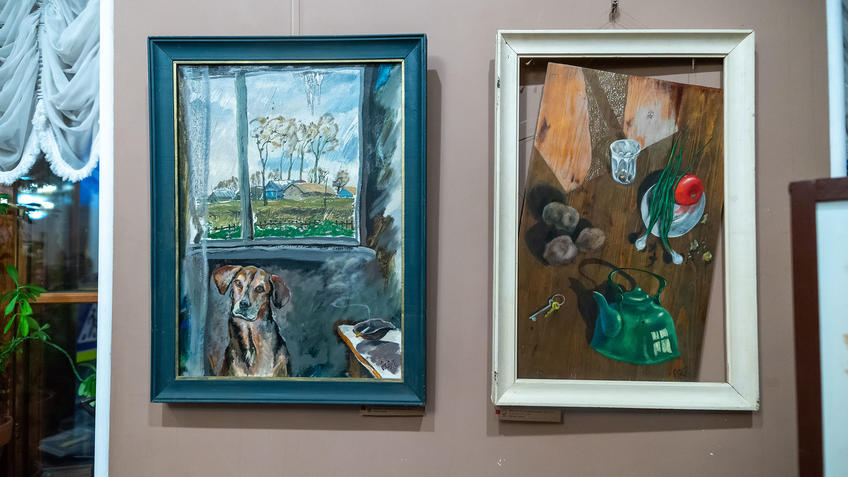 Фото №981259. И ветер, и дождик ( По Бунину). 20034 / Я на даче один... 2003. Фаттахов Рустем Шайгалеевич (1946-2019)