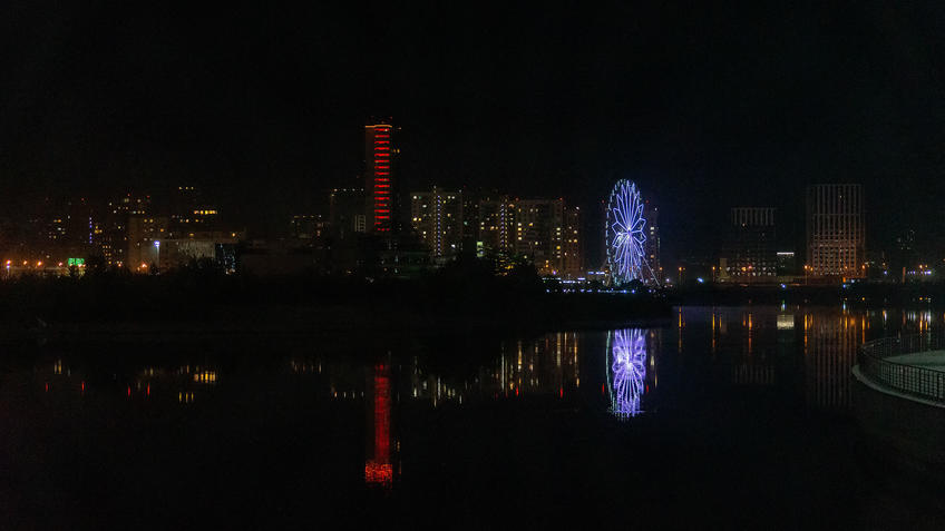 Фото №981717. Отражения Казанки. Ревьера в отражении. Казань