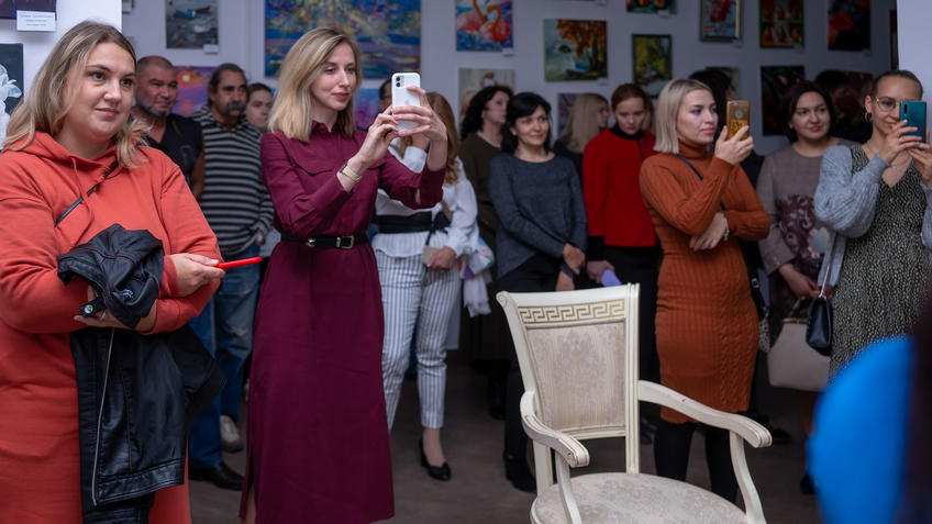 Фото №981920. На открытии выставки «АРТ ИНТЕРЬЕР»