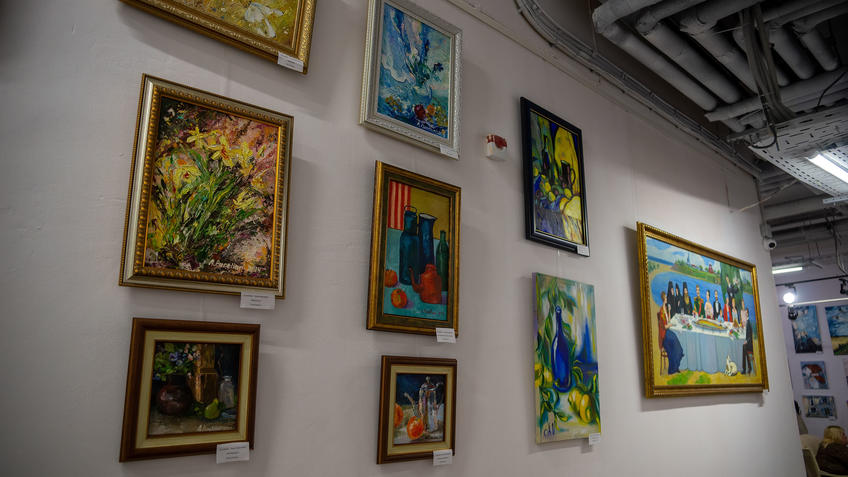 Фото №982150. Фрагмент экспозиции выставки «АРТ ИНТЕРЬЕР»