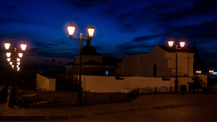 Фото №983126. Территория Спасо-Преображенского монастыря. Казань, Кремль, октябрь 2020