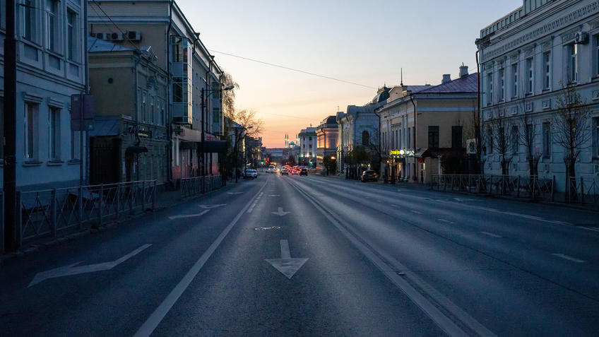 Фото №983885. К.Маркса. Казань. Вид на Мечеть Кул Шариф