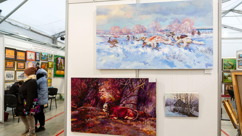 Фото №984047. На охоте /Розовый бычок. Ирик Мусин. АРТ-Галерея Казань 2020