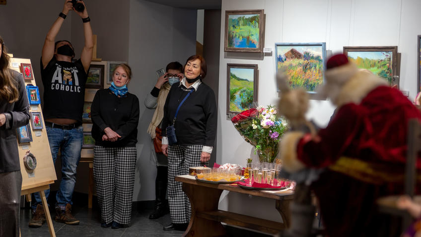 Фото №986600. На открытии выставки «Сентиментальное путешествие»