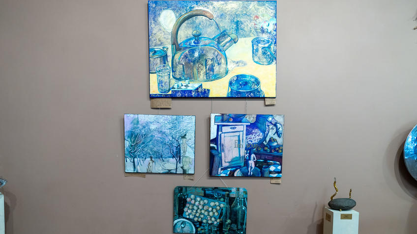 Фото №988393. Фрагмент экспозиции выставки «Апокалипсис. Возрождение»