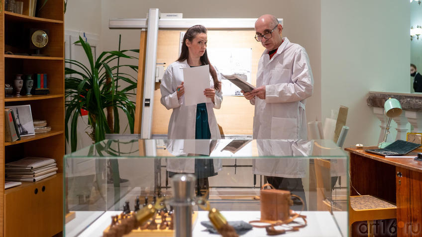 Фото №988778. Ожившая экспозиция «Ученые и Космос»