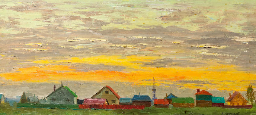 Фото №989260. Вечер. п.Актюба. 2008. Александр Чёрный