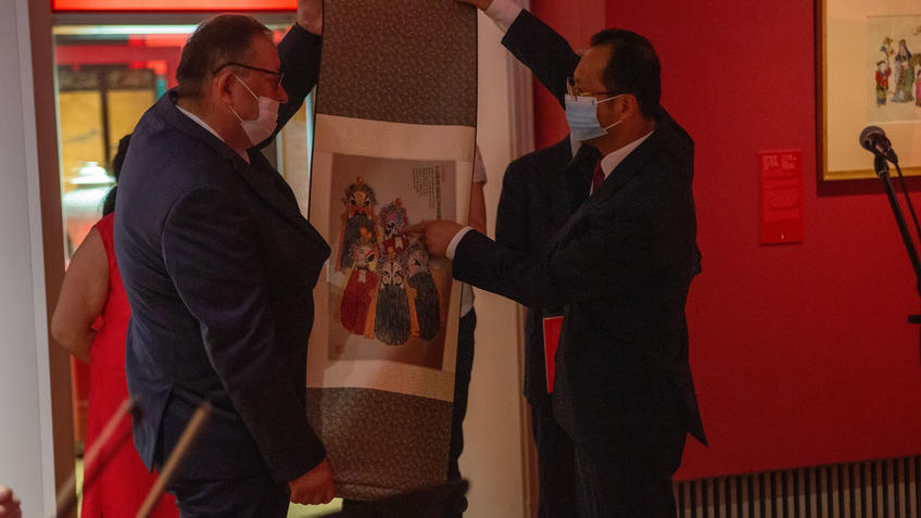 Фото №990001. А.М.Сибагатуллин и  У Инцинь