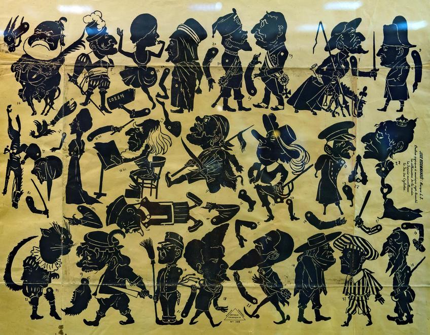 Фото №991806. Вырезка из журнала с изображением теневых фигур