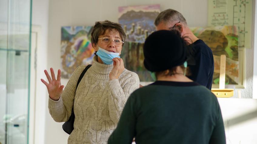 Фото №992411. На выставке Щетинкиной Е.А.