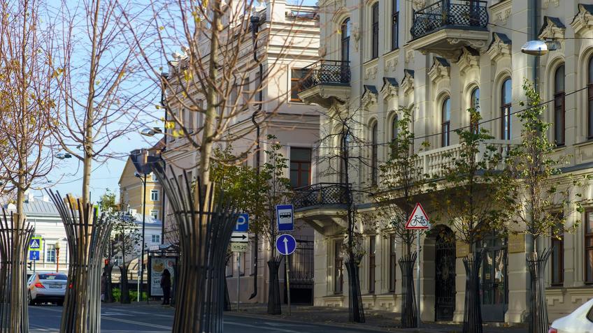 Фото №992518. здание библиотеки, К.Маркса, Казань, октябрь 2021