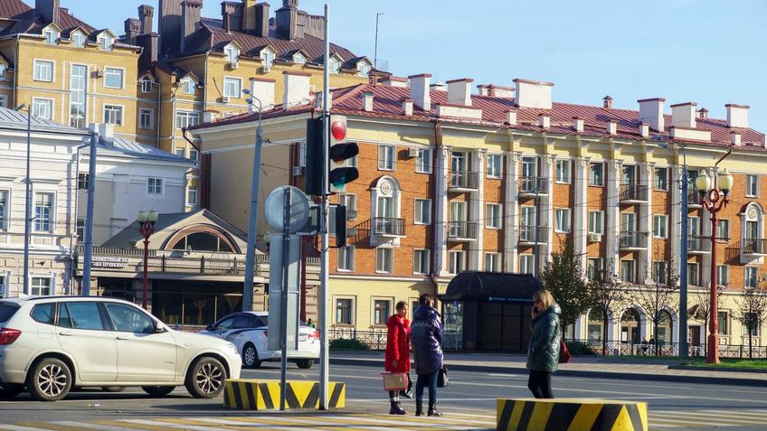 Фото №992523. Ул. Пушкина, Казань, октябрь 2021