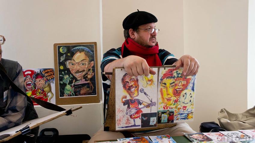 Фото №99547. В.Бибишев, карикатурист