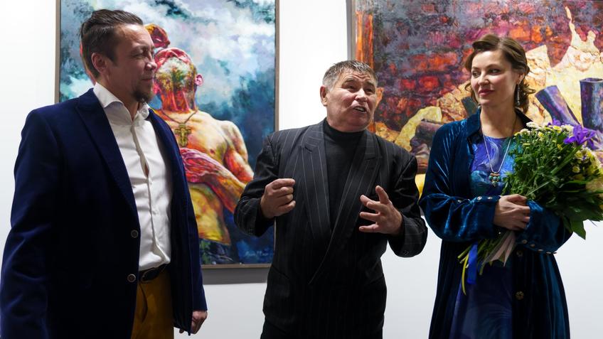 Фото №996484. На открытии выставки «Диалоги»