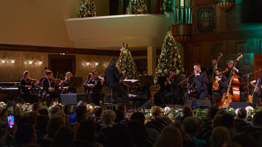 Фото №998968.  "На одной волне" Оркестр La Primavera  совместно с ВИА "Волга-Волга"