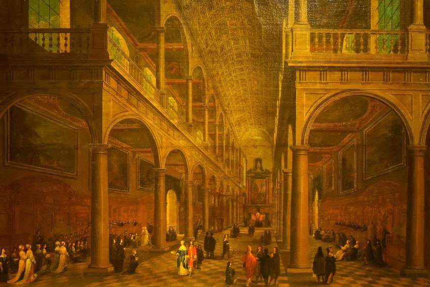 Фото №999578. Интерьер церкви Св. Карла Борромея в Антверпене. Конец. 1630-х гг.