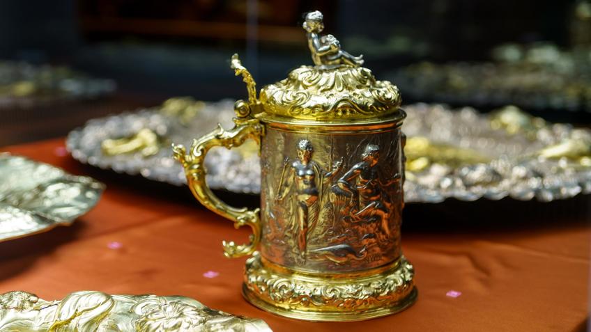 Фото №999633. Кружка со сценой «Суд Париса». Германия, Аугсбург (?)