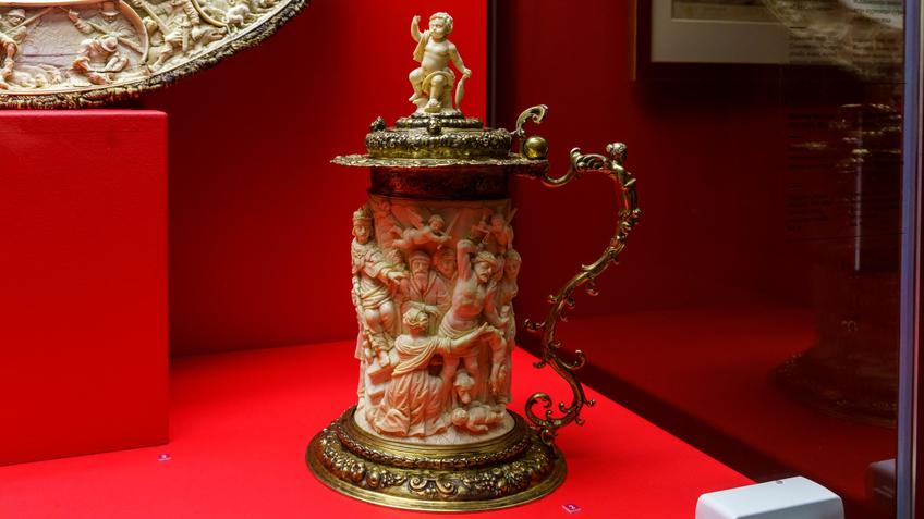 Фото №999748. Кружка со сценой «Суд Соломона». Германия, неизвестный мастер, 1680-1685