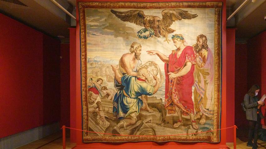 Фото №999758. Шпалера «Основание Константинополя», Франция, Париж, Мануфактура Рафаэля де ла Планша